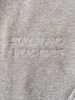 Load image into Gallery viewer, STAY IN AND READ SMUT CREWNECK SWEATSHIRT
